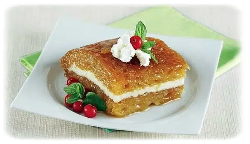 Afyon Kaymağı ve Ekmek Kadayıfı